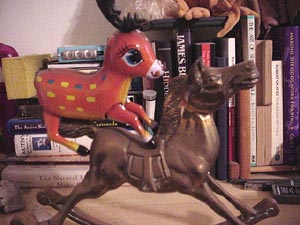Rudolf the Randy Reindeer... met a naughty rocking horse...