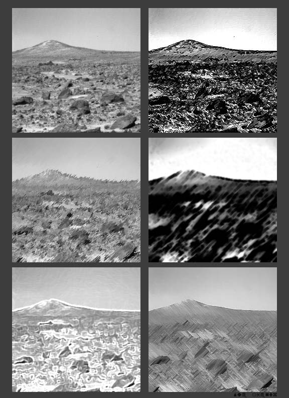 Alien eyes view the mountains of Mars -- click the image to see more