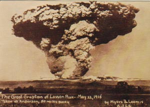 Front of Postcard --  some atom bomb exploding