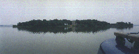 Loch 
Leven Castle, on approach
